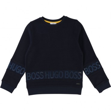 Granatowa bluza dla dziecka Hugo Boss 002240