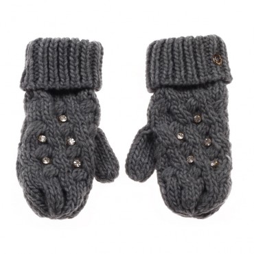 Szare rękawiczki TWIN SET 002408 A