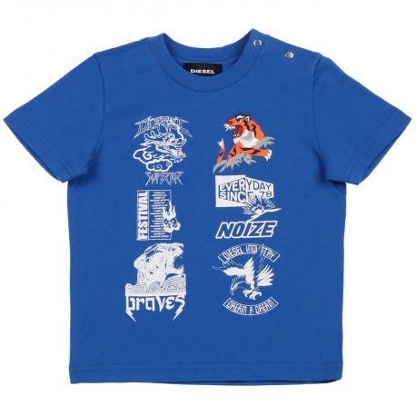 Oryginalne ubranka dla niemowląt. Koszulka chłopięca DIESEL, sklep online 002566