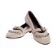 Jasne, zamszowe baleriny dla dziewczynki GALLUCCI 2631 - stylowe obuwie dla dzieci - sklep internetowy