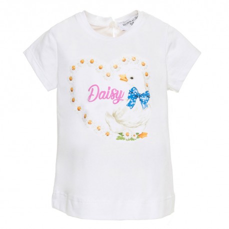 Ekskluzywne ubranka dla niemowląt. Koszulka niemowlęca Monnalisa 002642.