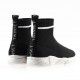 Buty dla dziecka ze skarpetą Twin Set 002972 - stylowe obuwie dziewczęce - sklep internetowy euroyoung.pl