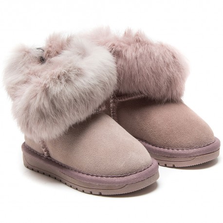 Śniegowce dla dzieci Monnalisa 003226 A - zimowe obuwie dziewczęce