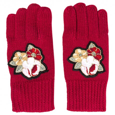 Czerwone rękawiczki dla dziecka Monnalisa 003252 A