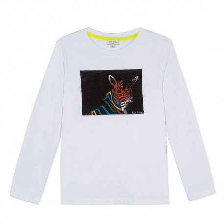 T-shirt chłopięcy Neon Zebra Paul Smith 002994 B
