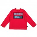 Czerwona koszulka chłopięca Roberto Cavalli 003405