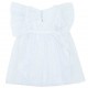 Biała bluzka dziewczęca Monnalisa 003495 B