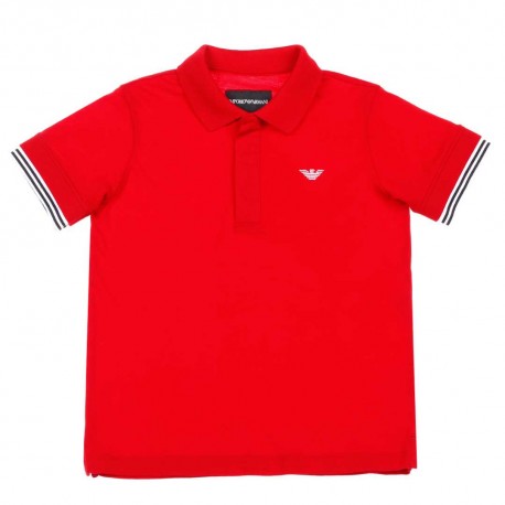 Chłopięca koszulka polo Emporio Armani - ubrania dla dzieci -  003668 A