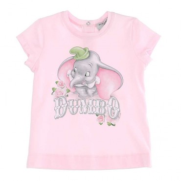 Różowa koszulka niemowlęca Monnalisa 003781 A