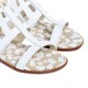 Białe sandały dla dziewczynki Simonetta 12785 D