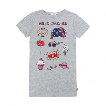 Sukienka dla dziewczynki Little Marc Jacobs 003888