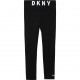 Czarne legginsy dla dziewczynki DKNY 003969 A