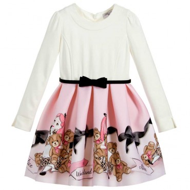 Bajkowa sukienka dla dziewczynki Monnalisa 004156
