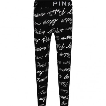 Czarne legginsy dla nastolatki Pinko Up 004157