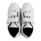 Białe buty chłopięce - obuwie dziecięce na rzepy Hugo Boss 004177 d