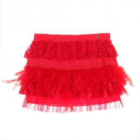 Czerwona spódniczka dziewczęce Miss Grant 004208 A - ubrania dla dzieci