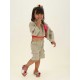 Profilowane sandałki dziewczęce Monnalisa 004237 f - moda dla dzieci