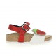 Sandały dla dziewczynki truskawka Monnalisa 004268 - buty dla malucha - sklep