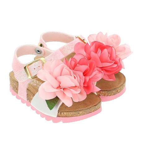 Sandały dla dziewczynki Monnalisa 004274 - obuwie dziecięce - sklep