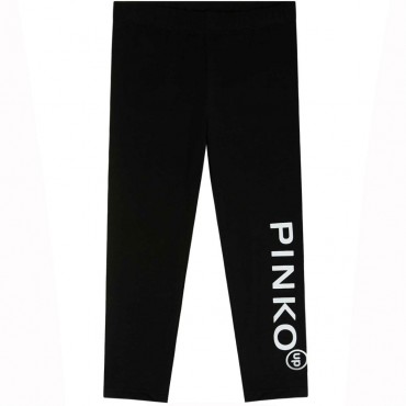 Czarne legginsy dla dziecka Pinko Up 004279