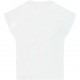 Biały t-shirt dziewczęcy z nadrukiem Pinko 004319 - sklep online