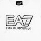 Biały t-shirt dla chłopca duże logo EA7 004344 - moda dziecięca