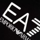 Czarne spodnie dresowe dla chłopca EA7 004345 - moda dziecięca
