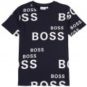 T-shirt chłopięcy all over print Hugo Boss 004350