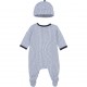 Pajacyk niemowlęcy + czapeczka Hugo Boss 004352 - ubranka dla noworodka - sklep internetowy euroyoung.pl