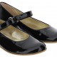 Czarne baleriny dla dziewczynki Monnalisa 004388 - stylowe obuwie dla nastolatek - sklep internetowy euroyoung.pl