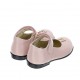 Różowe balerinki dla dziewczynki Monnalisa 004390 - klasyczne buciki dla dzieci - sklep internetowy euroyoung.pl