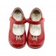 Czerwone baleriny dla dziewczynki Monnalisa 004391 - buciki dla małych dziewczynek - sklep internetowy euroyoung.pl