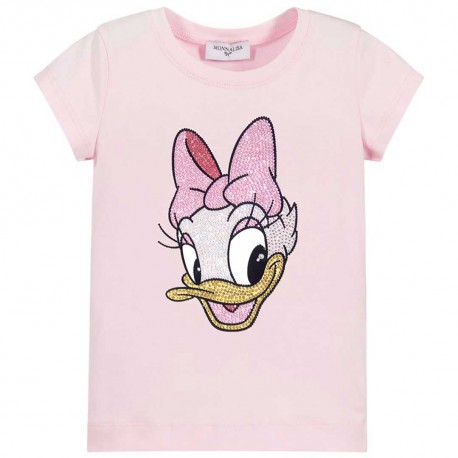 T-shirt dla dziewczynki Daisy Monnalisa 004402 - ubrania dla dzieci - sklep internetowy euroyoung.pl