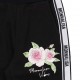 Czarne spodnie dla dziewczynki Monnalisa 004406 - moda dziecięca - sklep internetowy dla dzieci i niemowląt euroyoung.pl