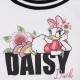 Biała bluza dziewczęca Daisy Monnalisa 004407 - bajkowe ubranka dla dzieci - internetowy sklep euroyoung.pl