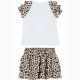 Bluzka + spódniczka dziewczęca Liu Jo 004435 - modne ubranka dla dzieci i niemowląt