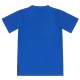 Niebieski t-shirt chłopięcy Emporio Armani 004453 - modne ubranka dla dzieci