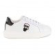 Białe sneakersy dla dziecka Karl Lagerfeld 004460 - obuwie dla dzieci