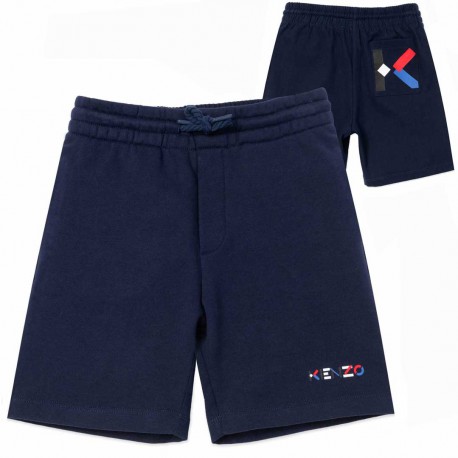Granatowe szorty dla chłopca Kenzo 004490 - ubrania dla dzieci - sklep internetowy