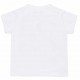 Biały t-shirt niemowlęcy Tiger Kenzo 004496 - stylowe ubranka dla niemowląt