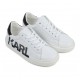 Białe trampki dla dziecka Karl Lagerfeld 004500 - obuwie dla dzieci i niemowląt