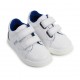 Sneakersy dla chłopca na rzepy Hugo Boss 004518 - sportowe buty dla dzieci - sklep internetowy