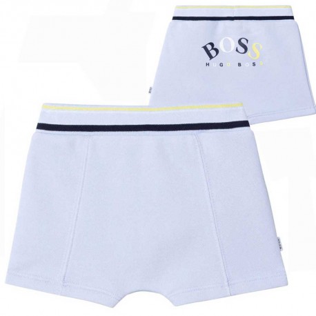 Błękitne szorty dla niemowlęcia Hugo Boss 004531 - ubranka niemowlęce - sklep internetowy