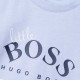 Błękitny t-shirt niemowlęcy Hugo Boss 004533 - stylowe ubranka niemowlęce - sklep internetowy