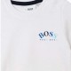 Biały t-shirt niemowlęcy Hugo Boss 004564 - modne ubranka dla chłopczyków - sklep internetowy
