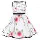 Rozkloszowana sukienka dziewczęca Monnalisa 004578 - stylowe sukienki dla dzieci - sklep internetowy