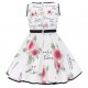 Rozkloszowana sukienka dziewczęca Monnalisa 004578 - oryginalne sukienki dla dzieci - sklep internetowy