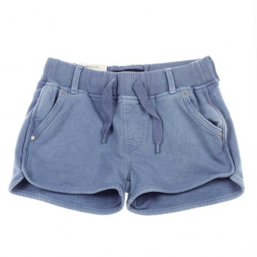 Niebieskie szorty dla dziecka Pepe Jeans 004473 - modne ubrania dla dziewczynek - sklep internetowy