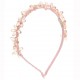 Różowa opaska na włosy Monnalisa 004579 - ekskluzywne akcesoria dla dzieci - sklep internetowy