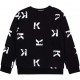 Czarna bluza chłopięca Karl Lagerfeld 004605 - modne bluzy młodzieżowe chłopięce - sklep internetowy euroyoung.pl